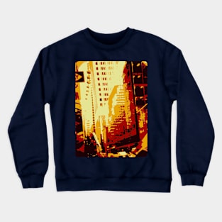 New York City Art Poster Crewneck Sweatshirt